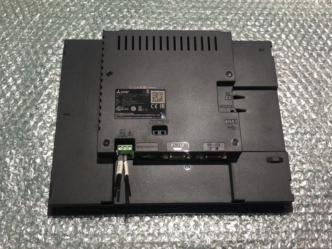 中古Special deals・Set etc 【タッチパネル（グラフィックオペレーションターミナル）】GS2110-WTBD IN 24VDC 三菱/MITSUBISHI