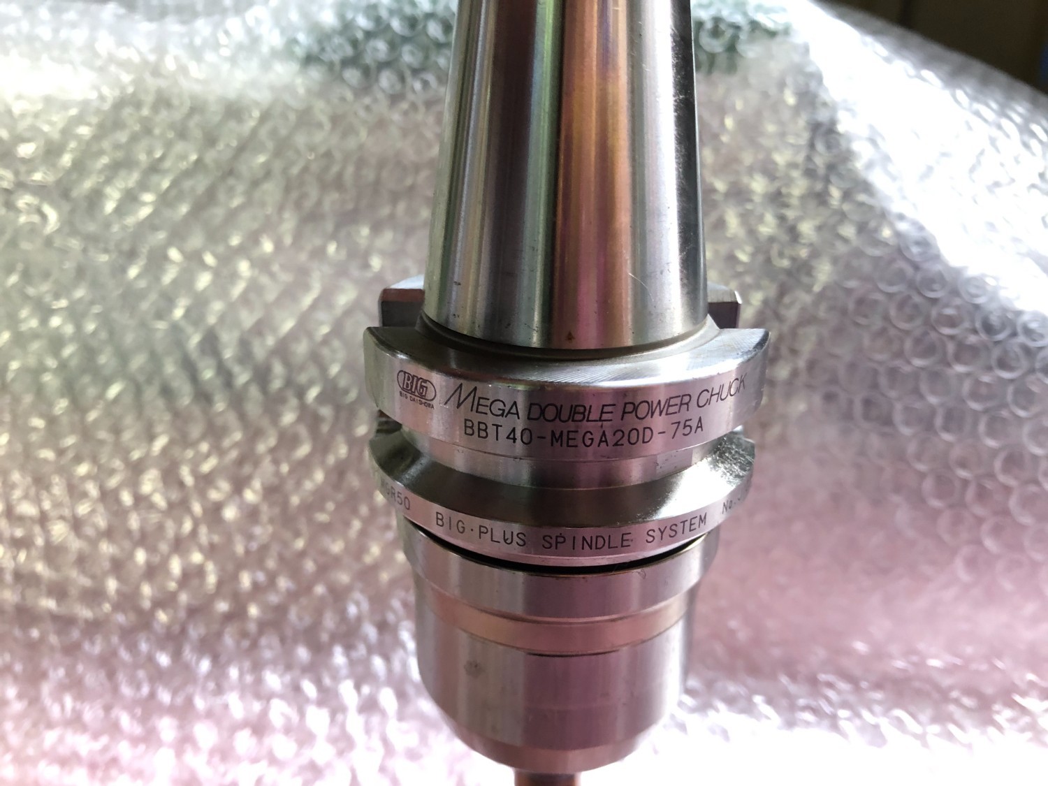 中古BBT40 【メガダブルパワーチャック】BBT40-MEGA20D-75A BIG/ビッグ