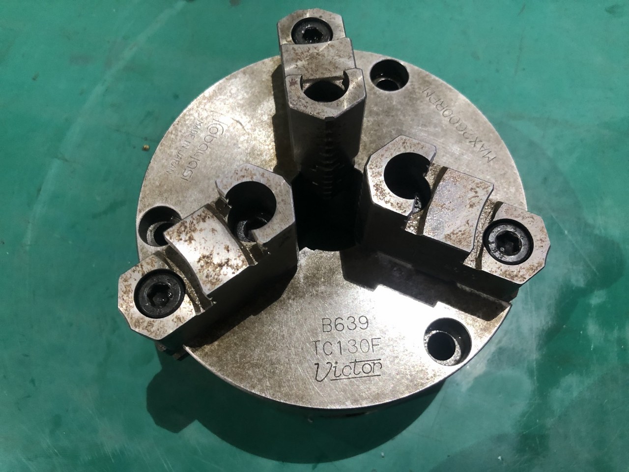 中古Scroll chuck 【スクロールチャック】TC130F 小林鉄工所/Kobayashi