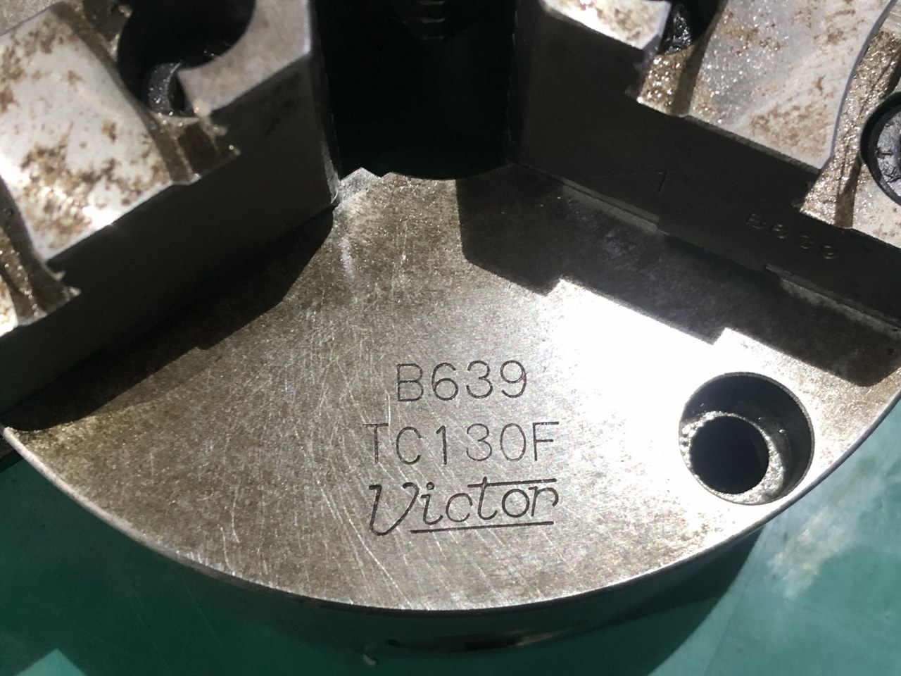 中古Scroll chuck 【スクロールチャック】TC130F 小林鉄工所/Kobayashi
