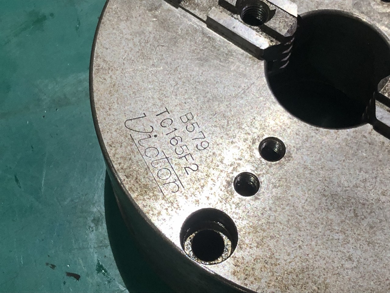 中古スクロールチャック 【スクロールチャック】TC165F2 小林鉄工所/Kobayashi