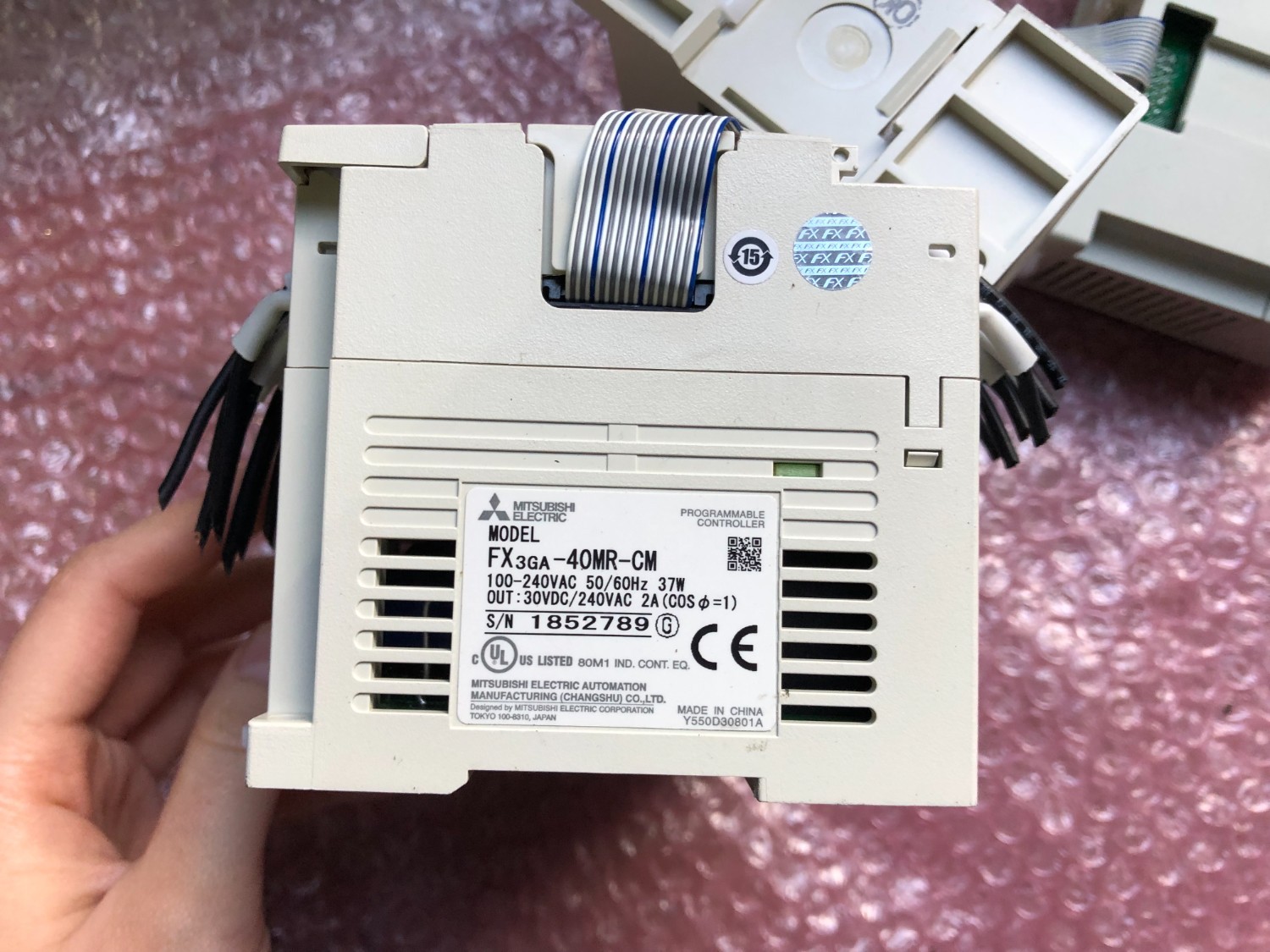 中古その他 【PROGRAMMABLE CONTROLLER】FX3GA-40MR-CM,FX2N-2DA,FX2N-2AD 三菱/MITSUBISHI
