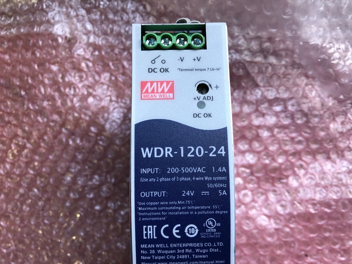 中古その他 【パワーサプライ】WDR-120-24 MEAN WELL USA
