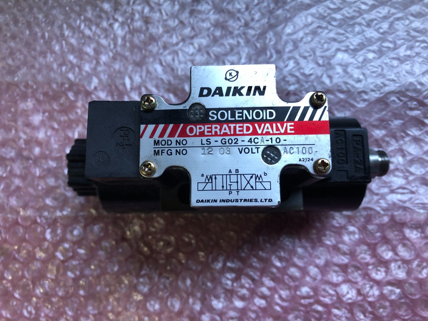 中古その他 【電磁操作弁】LS-G02-4CA-10 ダイキン/DAIKIN