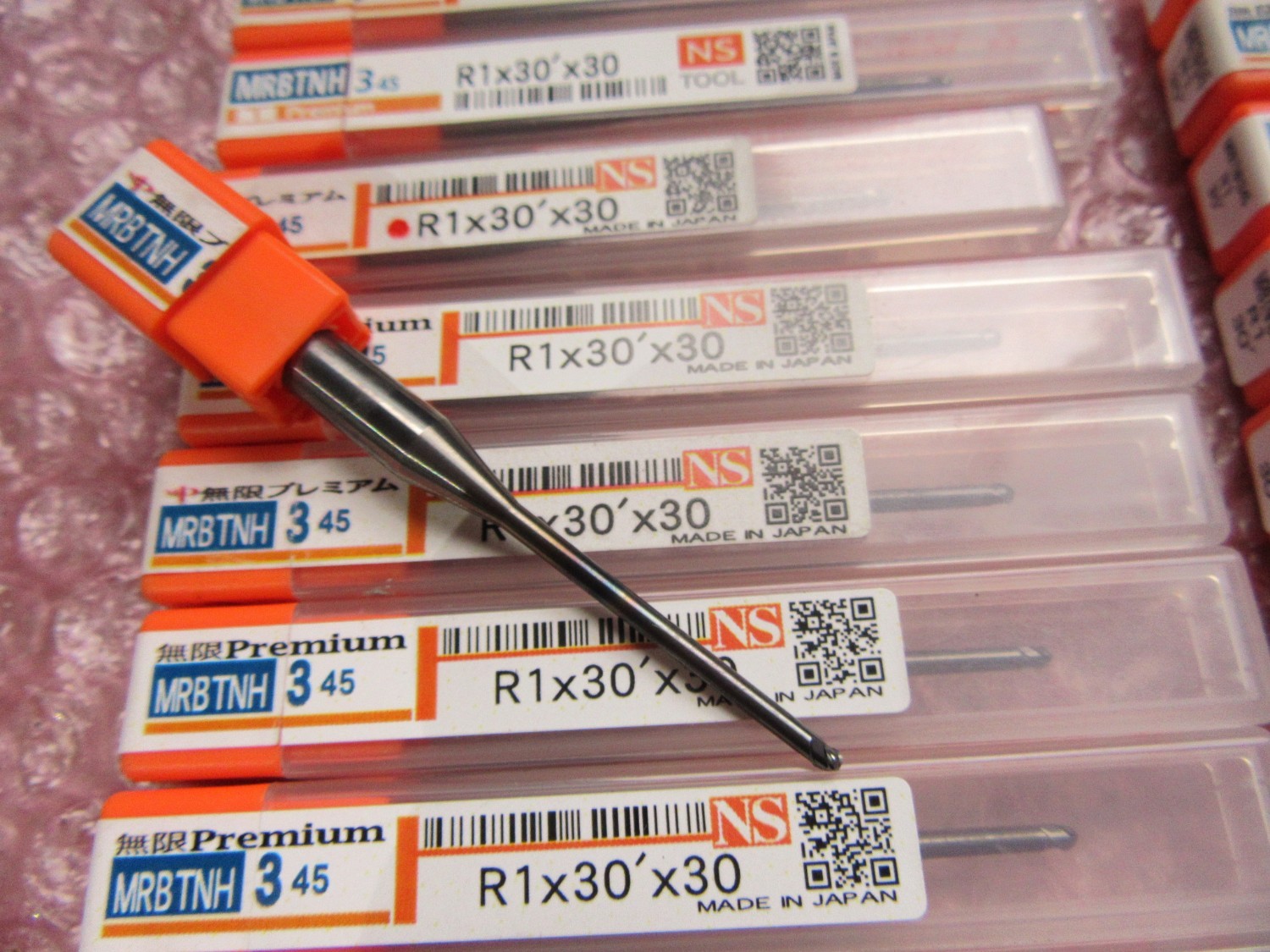 中古Other end mill 【無限コーティングプレミアムシリーズ】R1x30x30,R1x30x25 NS TOOL