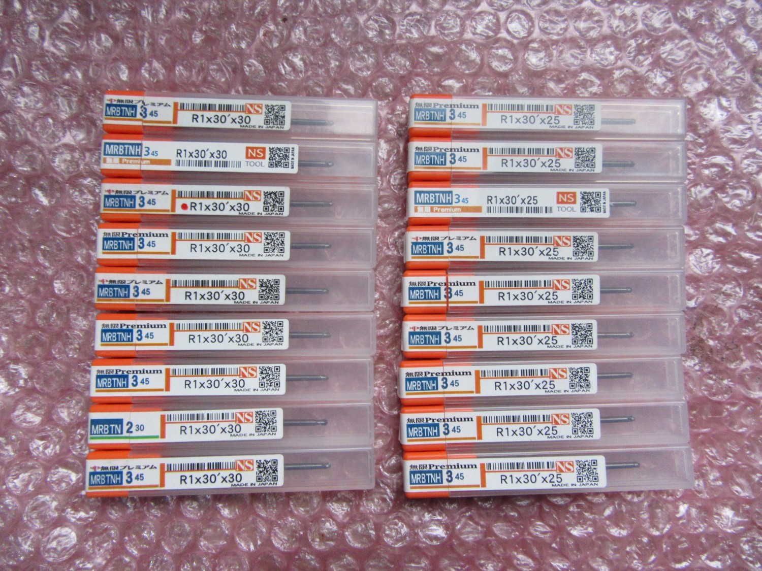 中古Other end mill 【無限コーティングプレミアムシリーズ】R1x30x30,R1x30x25 NS TOOL