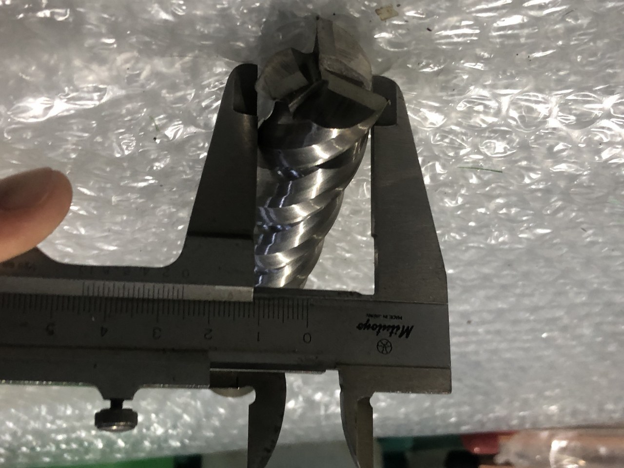 中古エンドミル(スクエア) 【3枚刃/スクエア/エンドミル】φ25　 不明