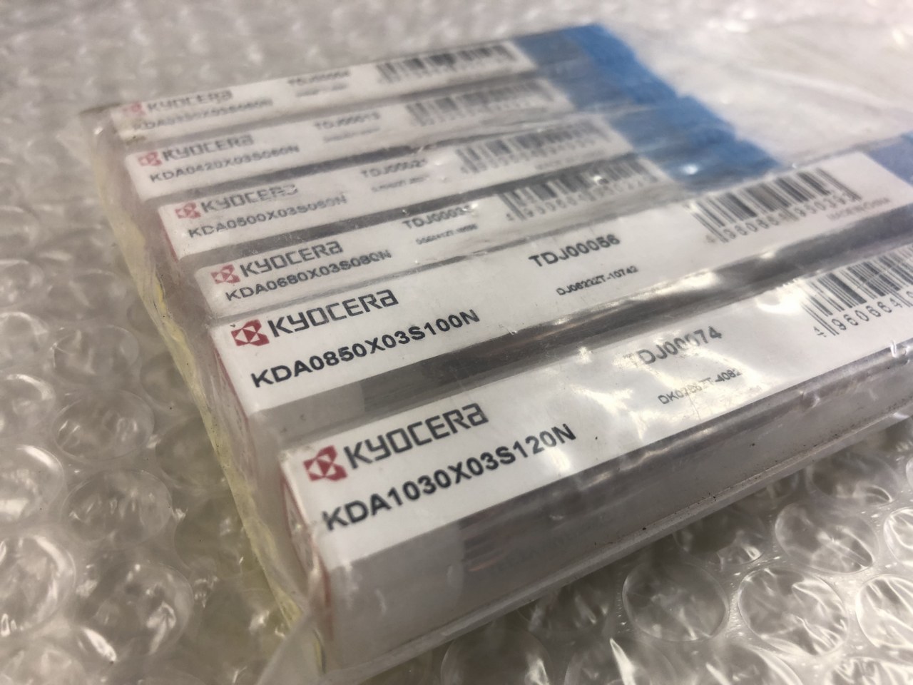 中古その他エンドミル 超硬コーティングソリッドドリル KDAセット（タップ下穴セット） 京セラ/Kyocera