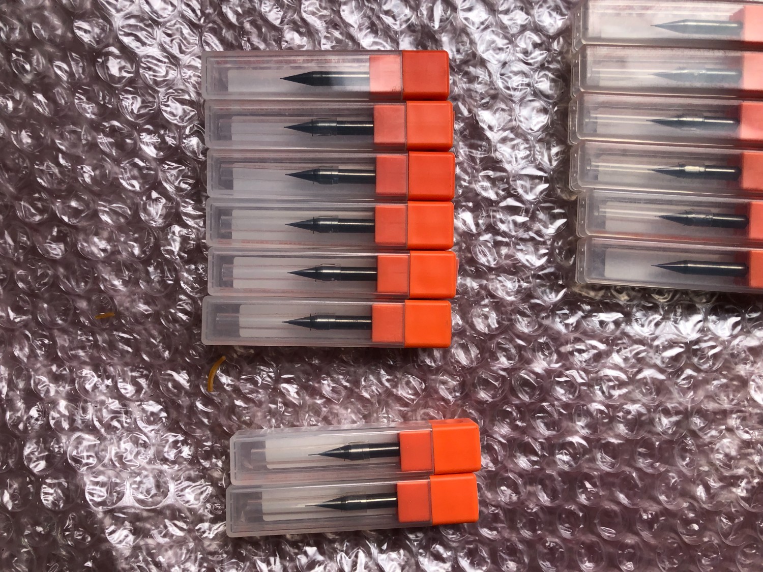 中古エンドミル 【エンドミル14本】MRB230 R0.15x0.5,R0.15x1,R0.15x2.5 NS TOOL