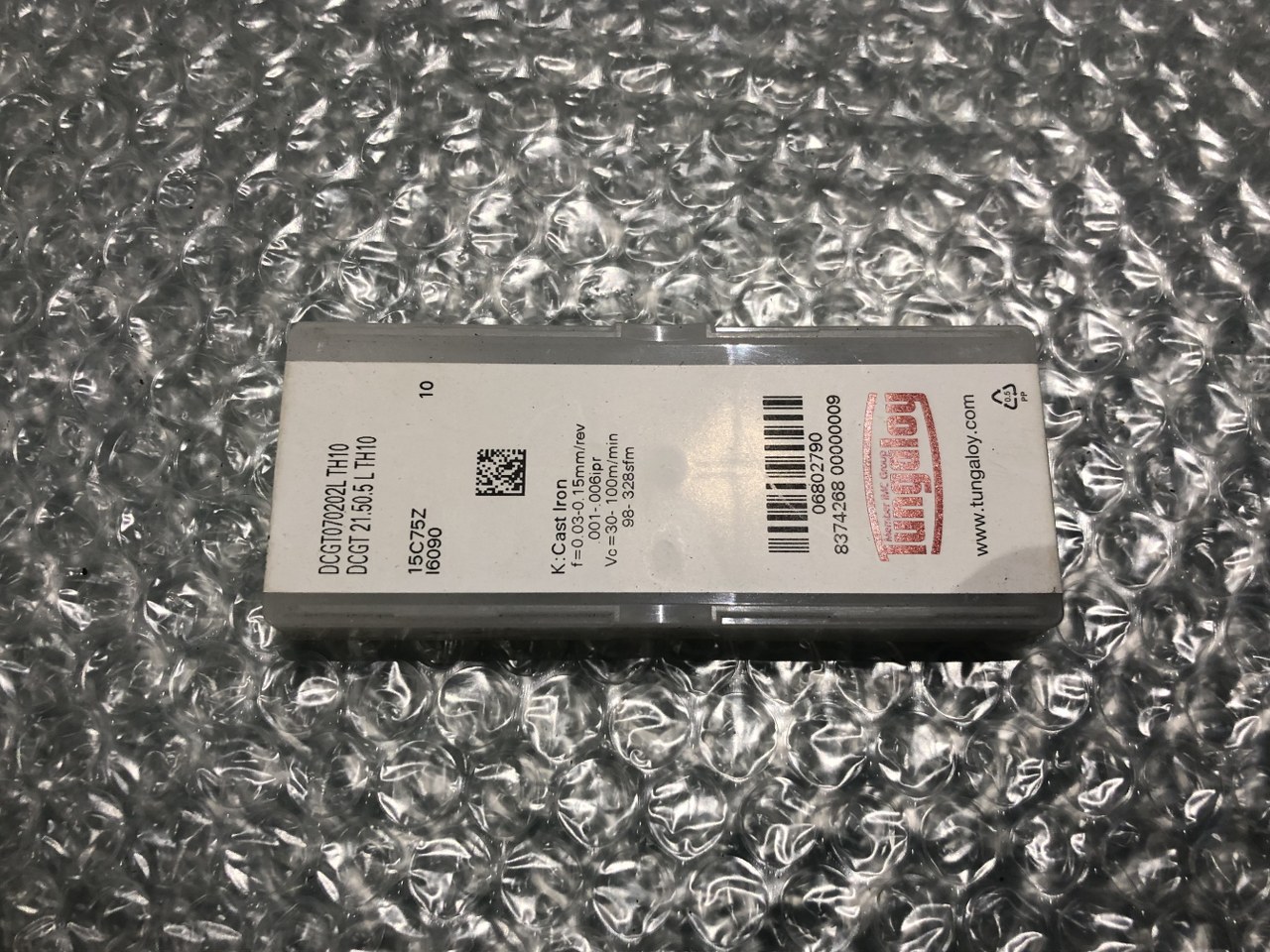 中古インサート（チップ） 【チップ】DCGT070202L TH10 タンガロイ/Tungaloy