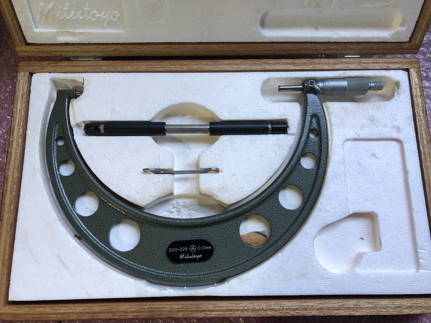 中古外側マイクロメーター 【外側マイクロメータ】OM-225 ミツトヨ/Mitutoyo