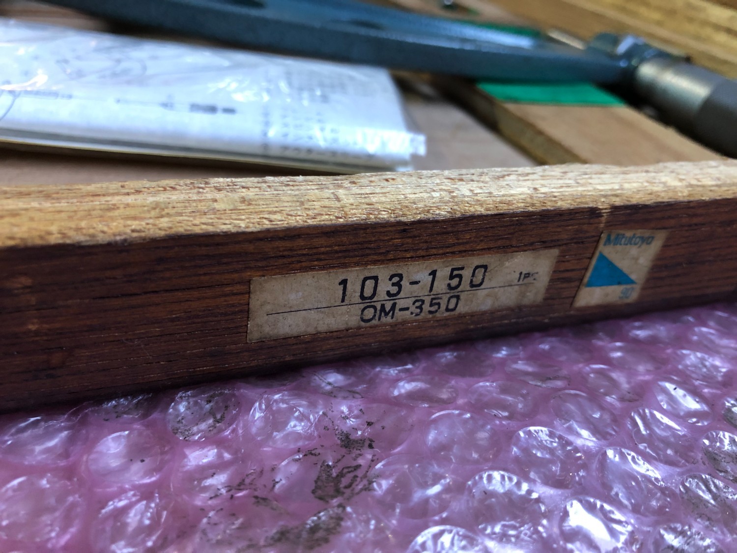 中古Outside micrometer 【外側マイクロメータ】OM-350 ミツトヨ/Mitutoyo
