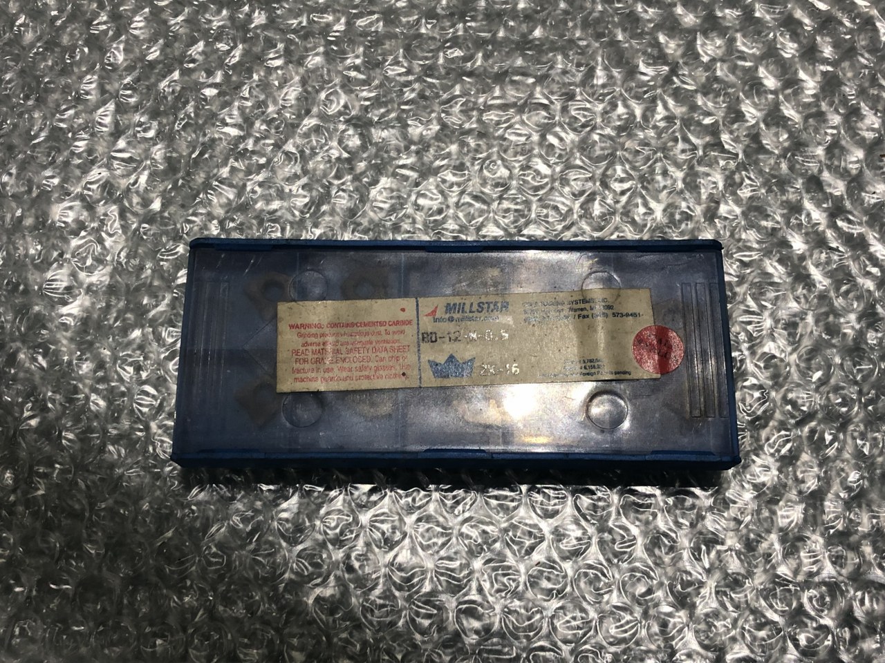 中古インサート（チップ） 【チップ】BD-12-N-0.5　ZX-16 MILL STAR