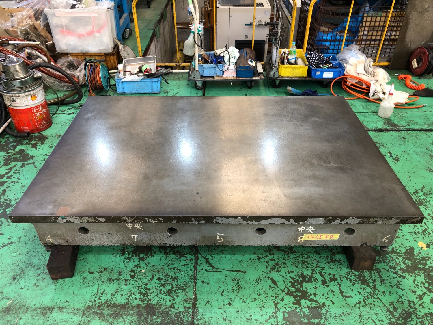 中古Iron surface plate 【鉄定盤】サイズ：W1830xD1220xH300 unknow