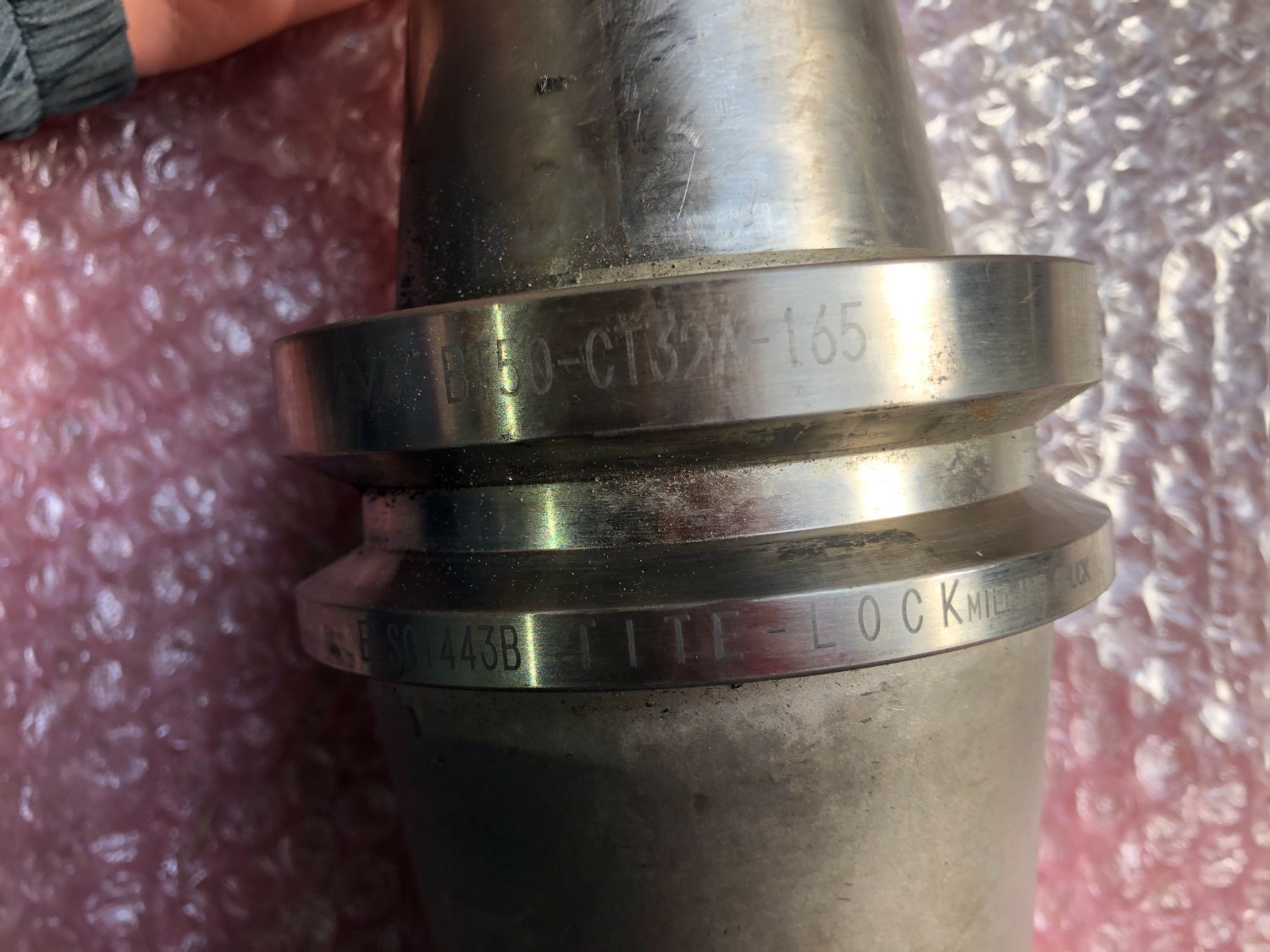 中古BT50 【ミーリングチャック】BT50-CT32A-165 NT Tool