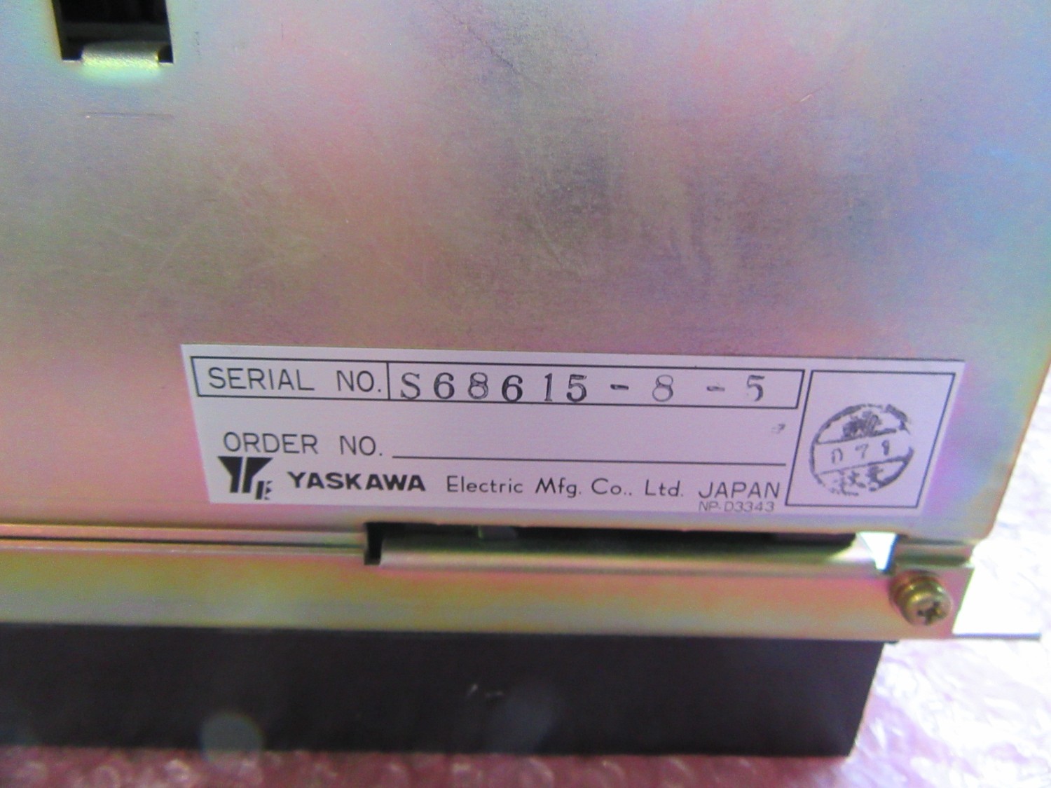 中古その他 【サーボパック】CACR-SR10SB1AF 安川電機