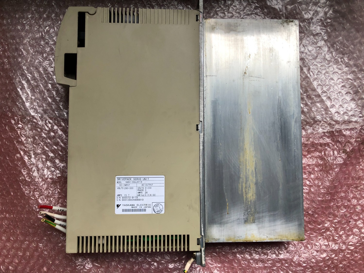 中古その他 【DRIVEPACK SERVO UNIT】SGDC-30AJAY16 YASKAWA