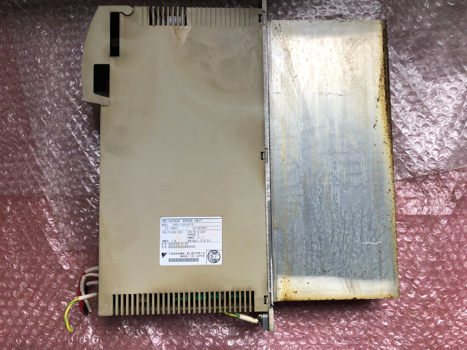 中古その他 【DRIVEPACK SERVO UNIT】SGDC-15AJAY16 YASKAWA