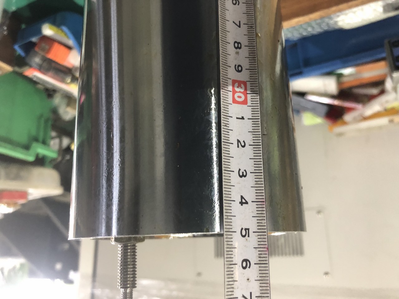 中古その他測定工具・基準器・試験機 【円筒型スコヤ】φ105　H350ｍｍ 不明