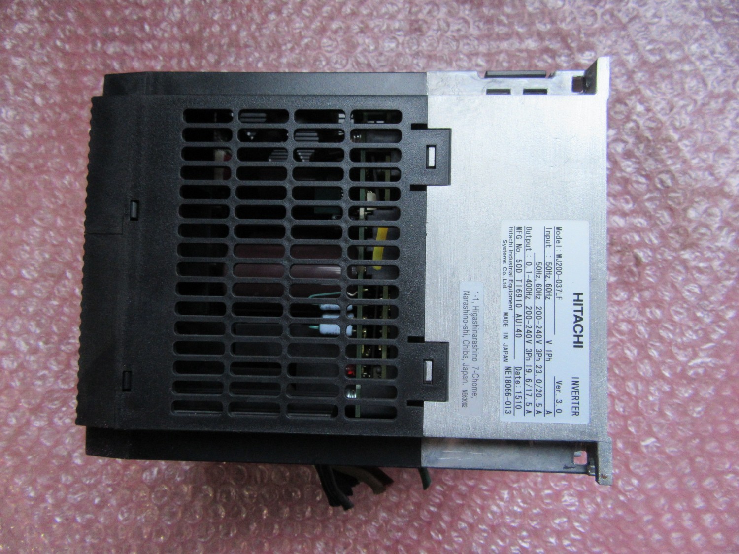 中古その他 【インバーターINVERTER】WJ200-037LF 日立