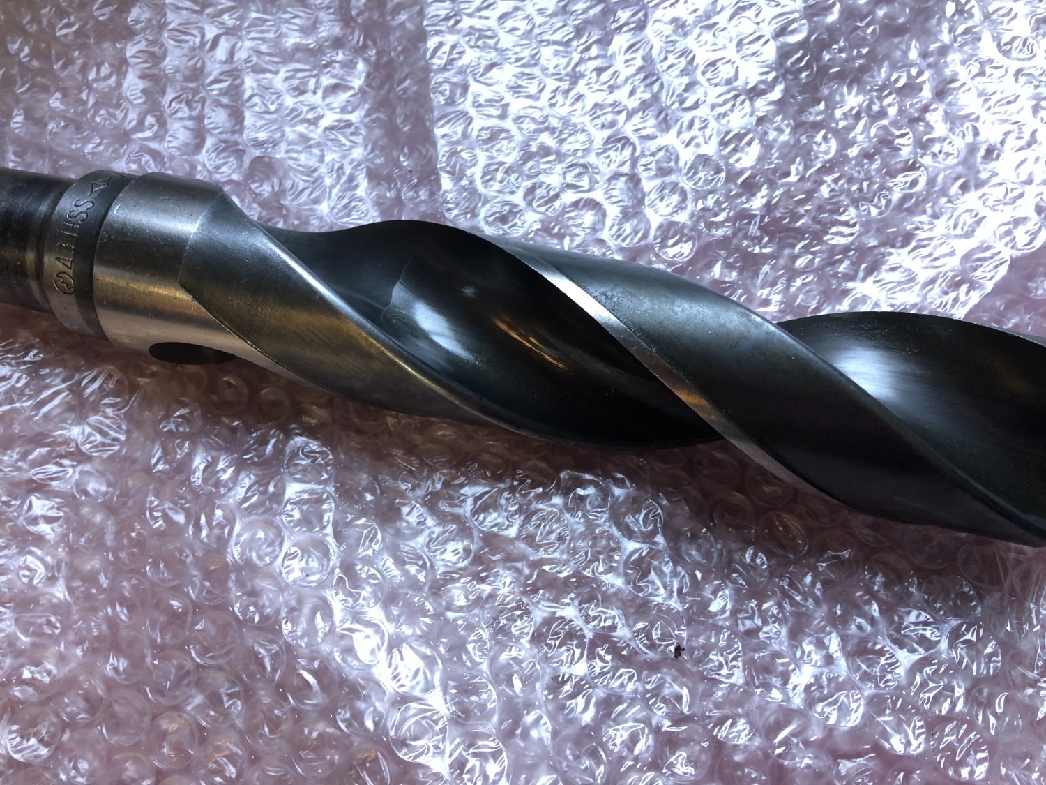 中古テーパ―シャンクドリル 【テーパーシャンクドリル】φ43 HSSx4 NACHI