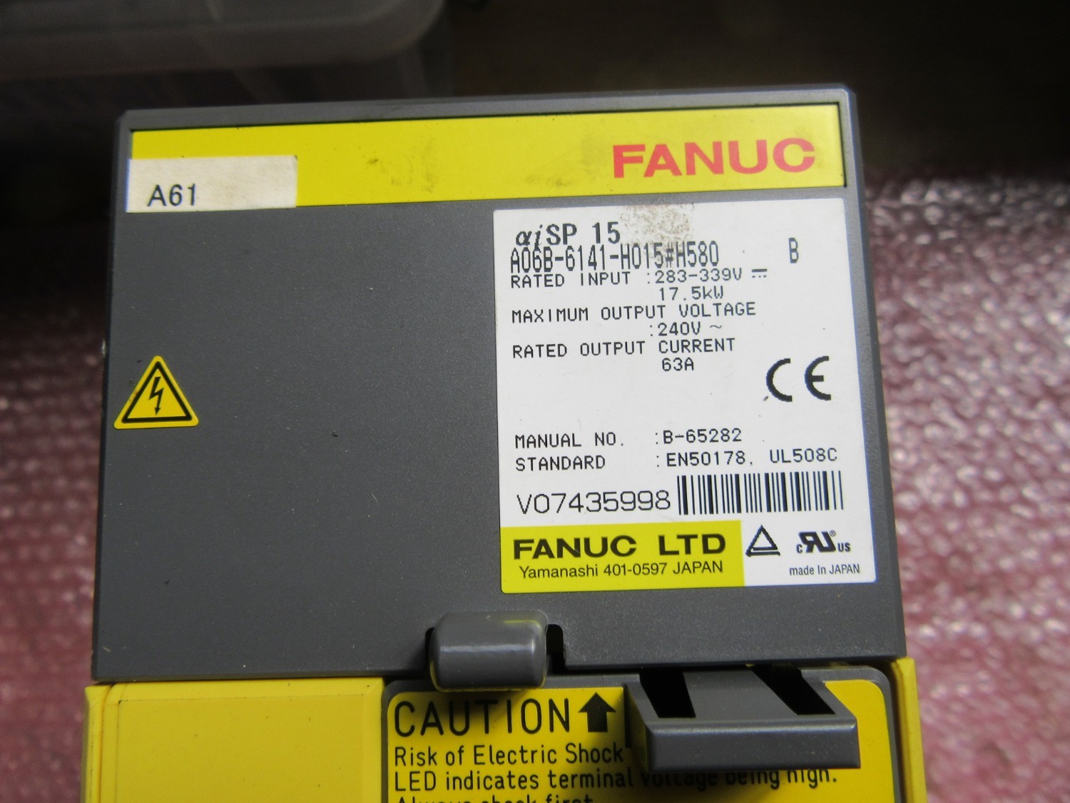 中古Other 【ACサーボモーター】A06B-6141-H015#H580 FANUC