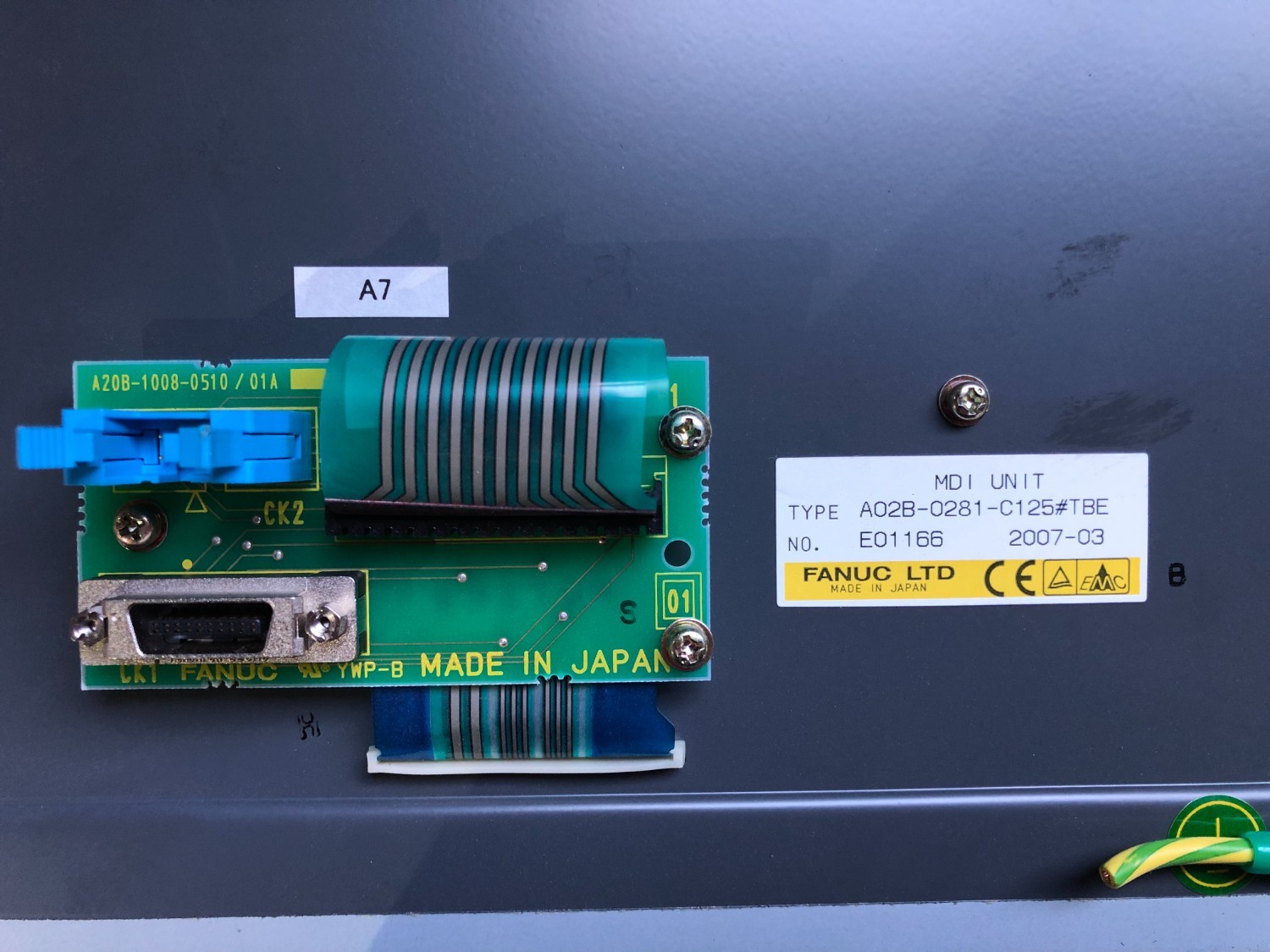 中古その他 【MDIユニット】A02B-0281-C125 FANUC/ファナック