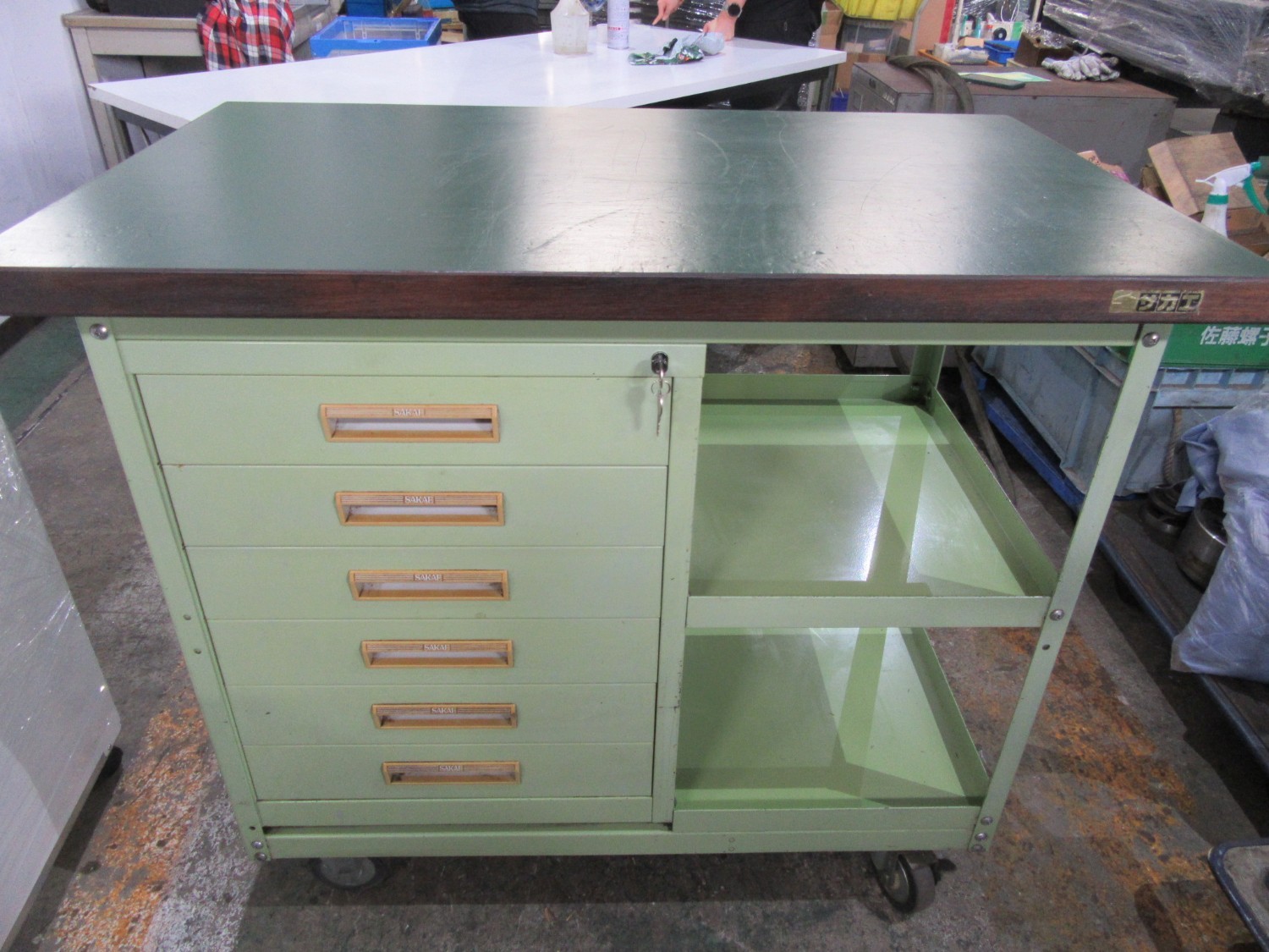中古Work desk 【作業台】W1000xD600xH880(mm) サカエ/SAKAE