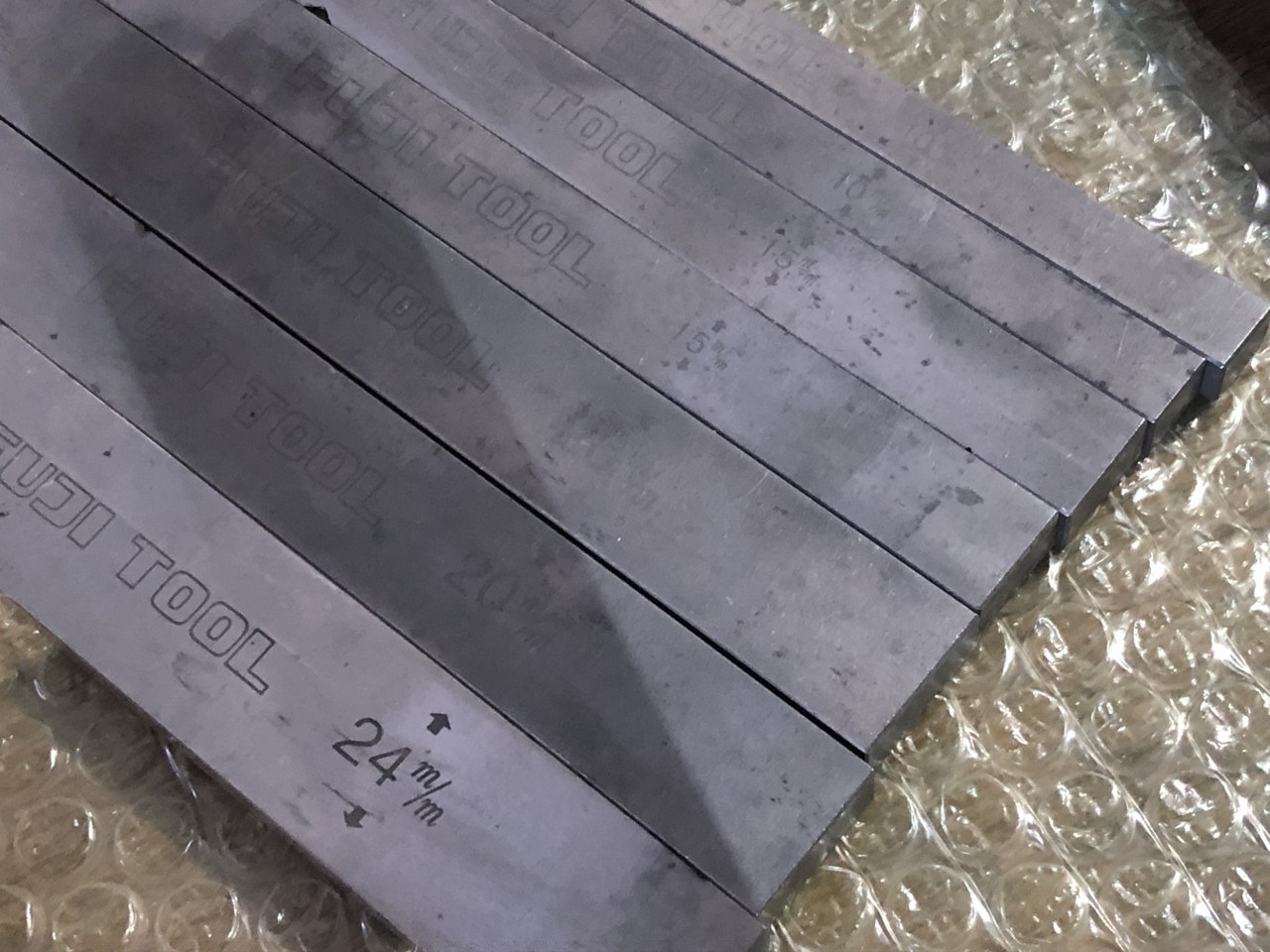 中古その他測定工具・基準器・試験機 【精密スチールパラレル】SP-140 フジツールFUJI TOOL