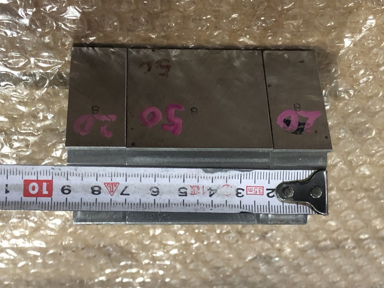 中古下型 【ベンダー金型(2Vダイ)】V12/V8 不明