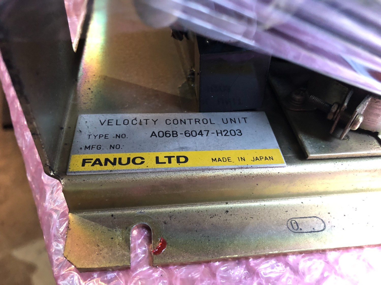 中古その他 【VELOCITY CONTROL UNIT】  A06B-6047-H203 ファナック/FANUC