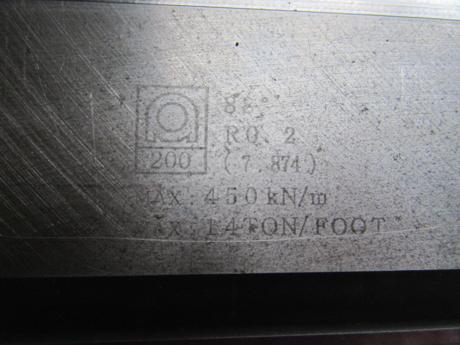 中古その他ベンダー金型冶具 【ベンダー金型】長200　88°R0.2(7.874)  アマダ