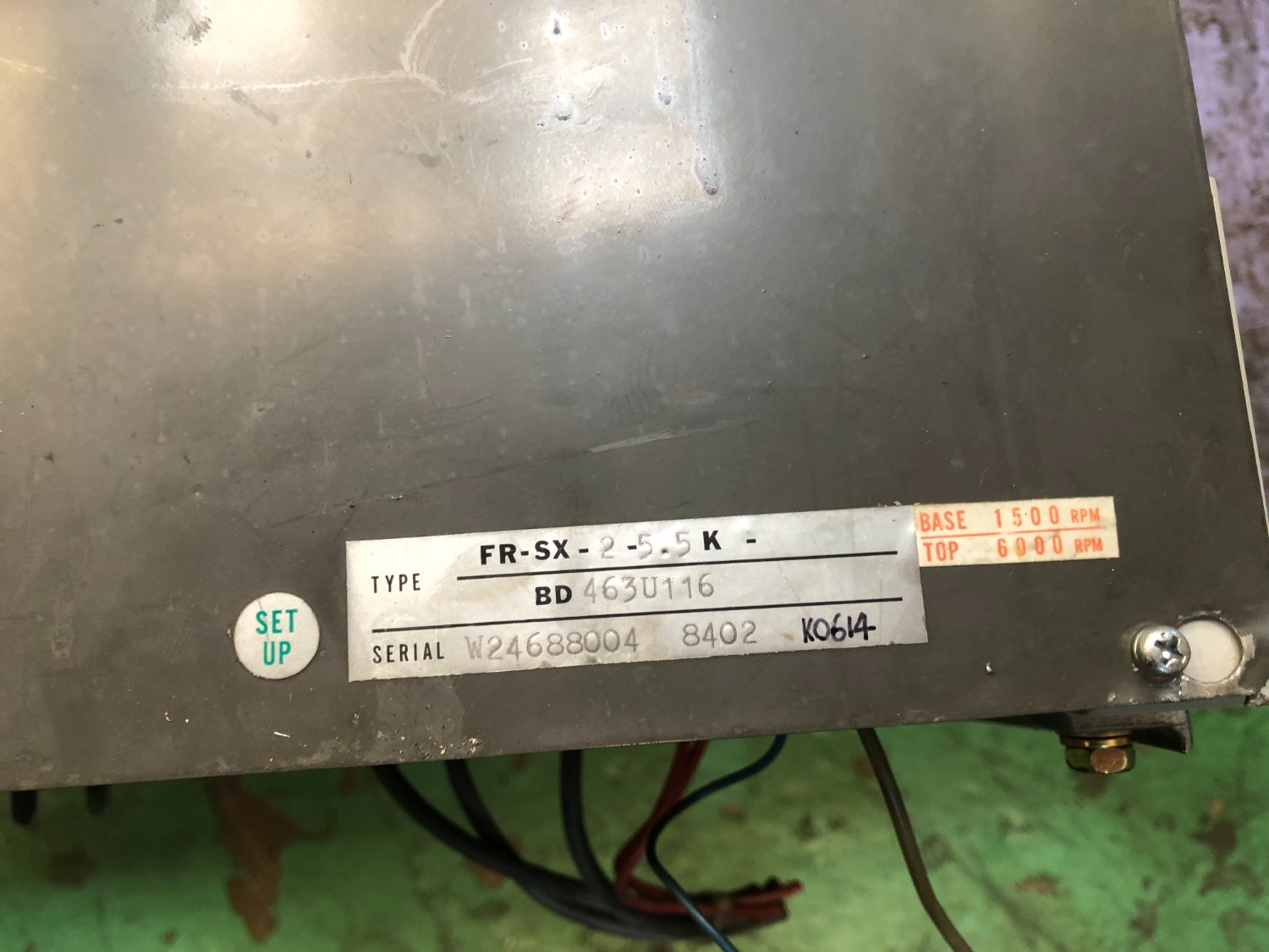 中古その他 【AC SPINDLE CONTROLLER】FR-SX 2-5.5K 三菱
