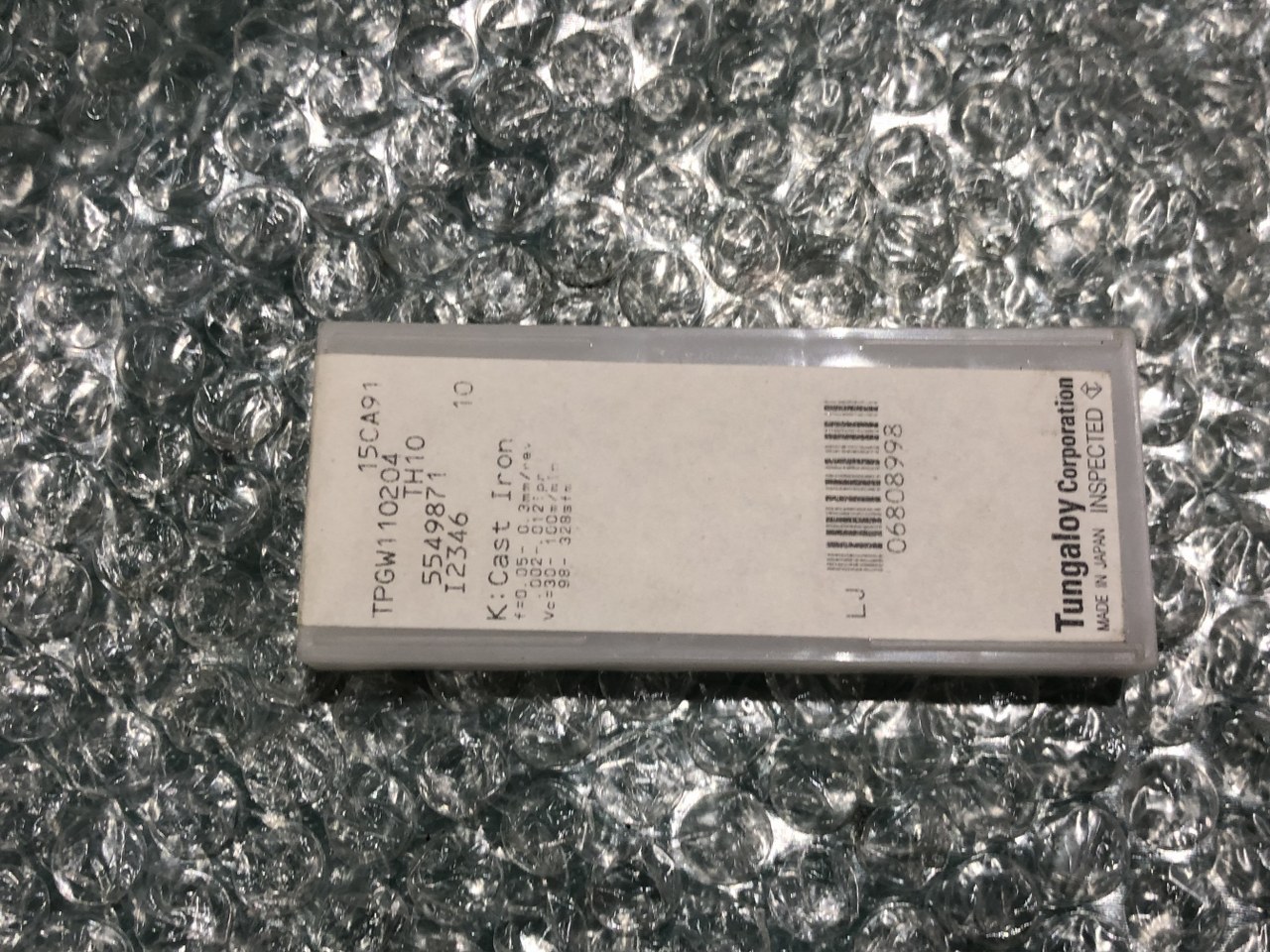 中古インサート（チップ） 【チップ】TPGW21.51 TH10 TPGW110204 TH10 タンガロイ/Tungaloy