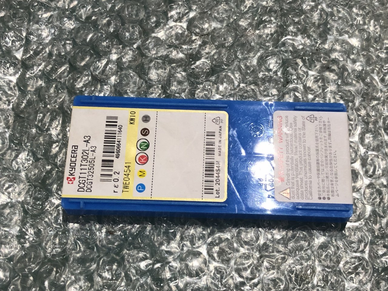 中古Cutting Exchange Chip 【チップ】DCGT11T302L-A3  DCGT32505L-A3 KW10 京セラ/Kyocera