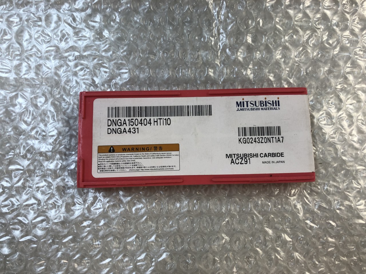 中古インサート（チップ） 【チップ】DNGA150404 HTi10 DNGA431 三菱/MITSUBISHI