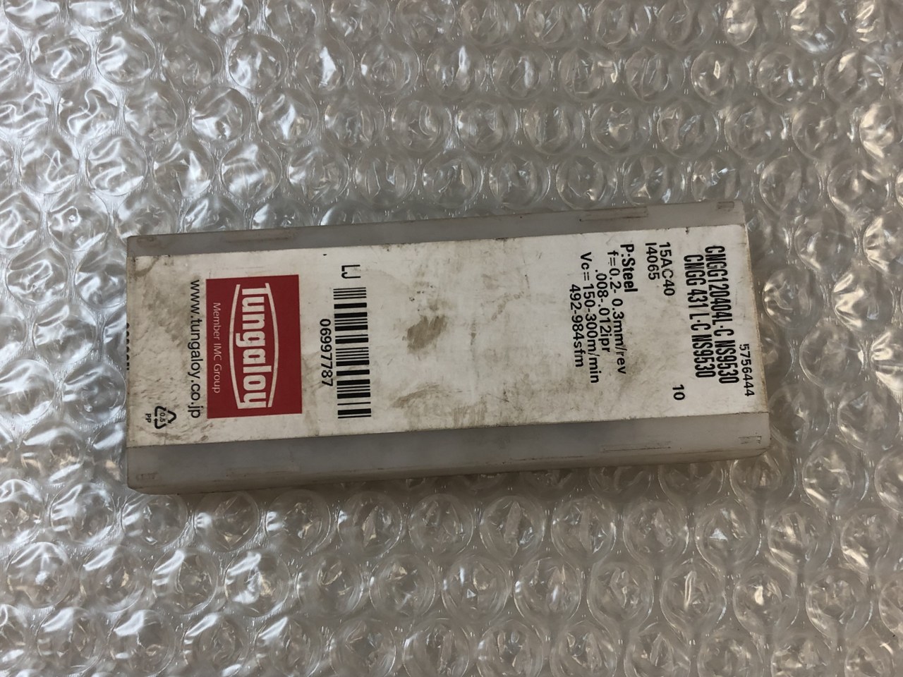 中古インサート（チップ） 【チップ】CNGG431L-C NS9530 タンガロイ/Tungaloy