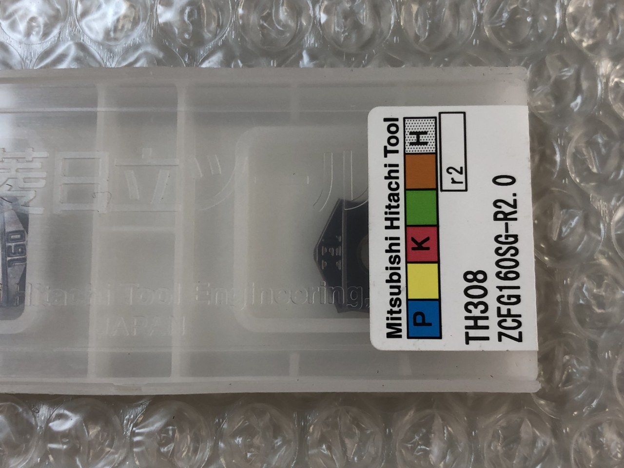 中古インサート（チップ） 【チップ】TH308 ZCFG160SG-R2.0 MITSUBISHI HITACHI TOOL