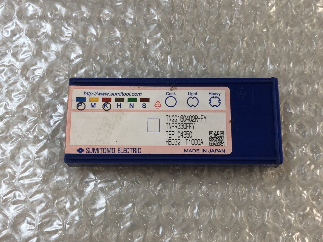 中古インサート（チップ） 【チップ】TNPR330FFY T1000A TNGG160402R-FY 10 SUMIMOTO ELECTRIC