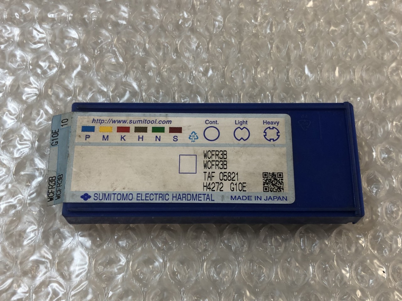 中古インサート（チップ） 【チップ】WCFR3B G10E SUMIMOTO ELECTRIC