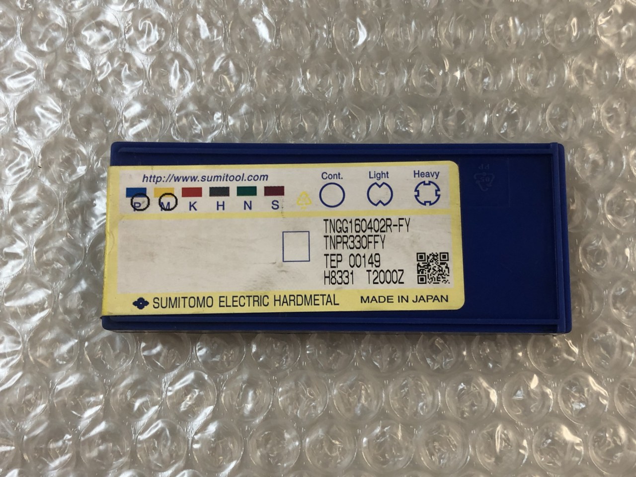 中古インサート（チップ） 【チップ】TNPR330FFY T2000Z TNGG160402R-FY SUMIMOTO ELECTRIC