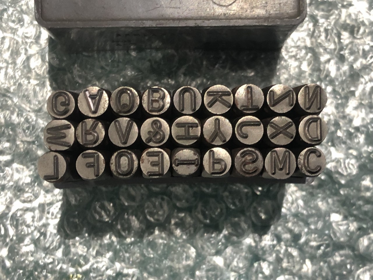 中古お買い得品・1山販売等 【刻印】英字A-Z(5ｍｍ） STEMPA