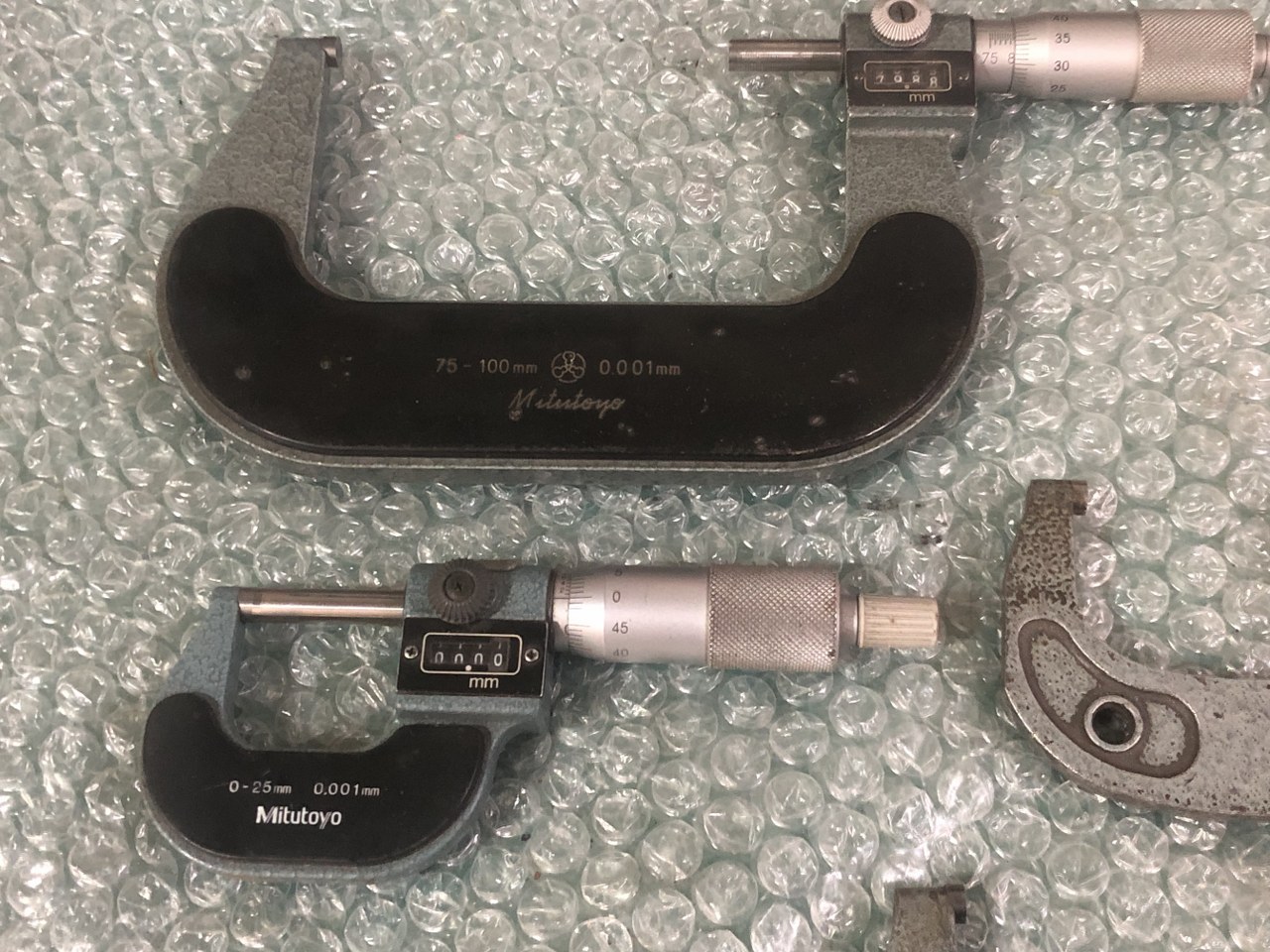 中古お買い得品・1山販売等 外側マイクロメーターセット 色々