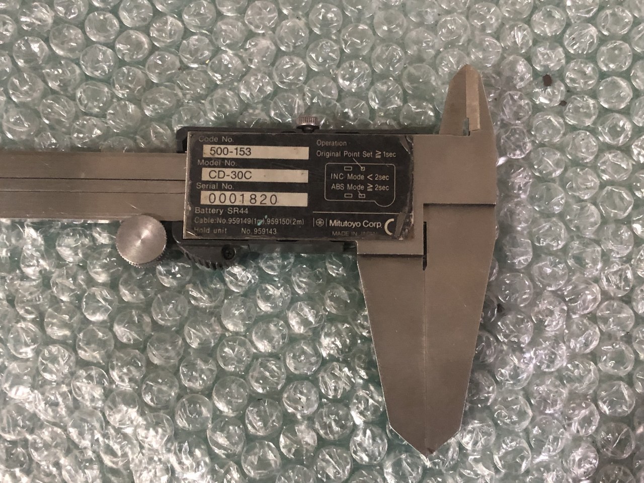 中古その他ゲージ 【デジタルノギス】CD-30C（500-153） ミツトヨ/Mitutoyo