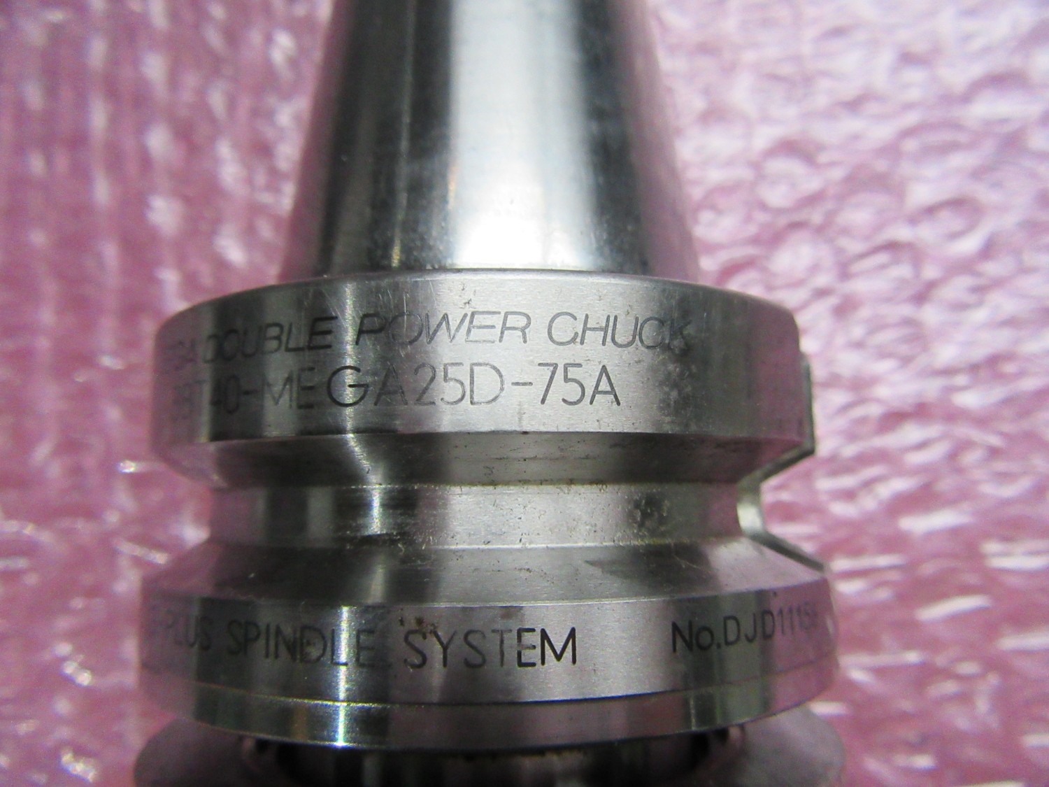 中古BBT40 【メガダブルパワーチャック】BBT40-MEGA25D-75A 大昭和精機
