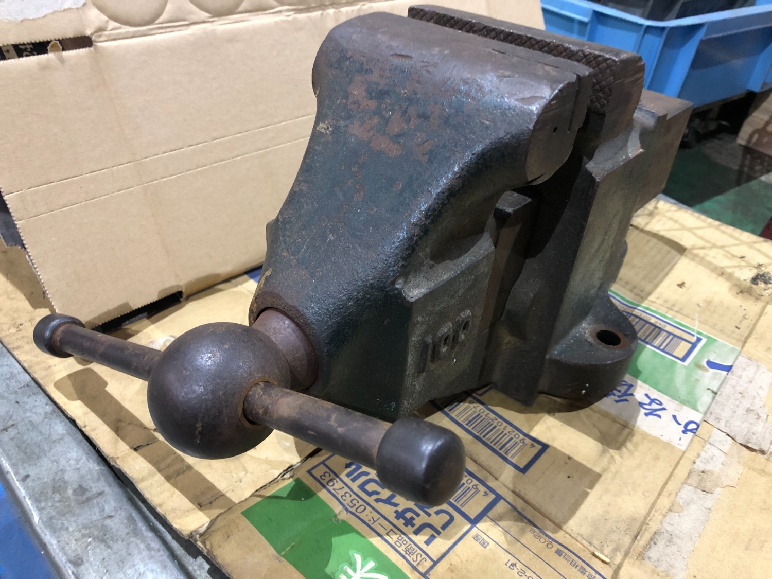 中古バイス 【万力バイス】100mm 不明