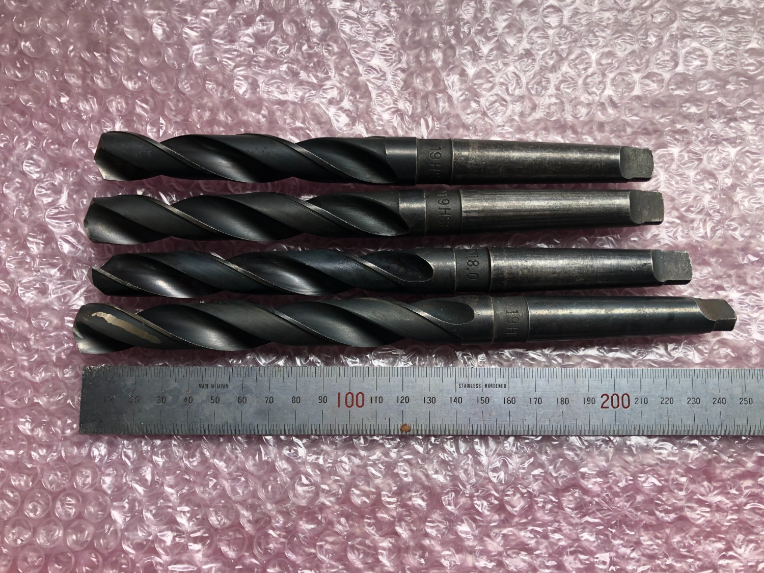 中古Taper shank drills 【テーパーシャンクドリル】φ18,φ19 NACHI