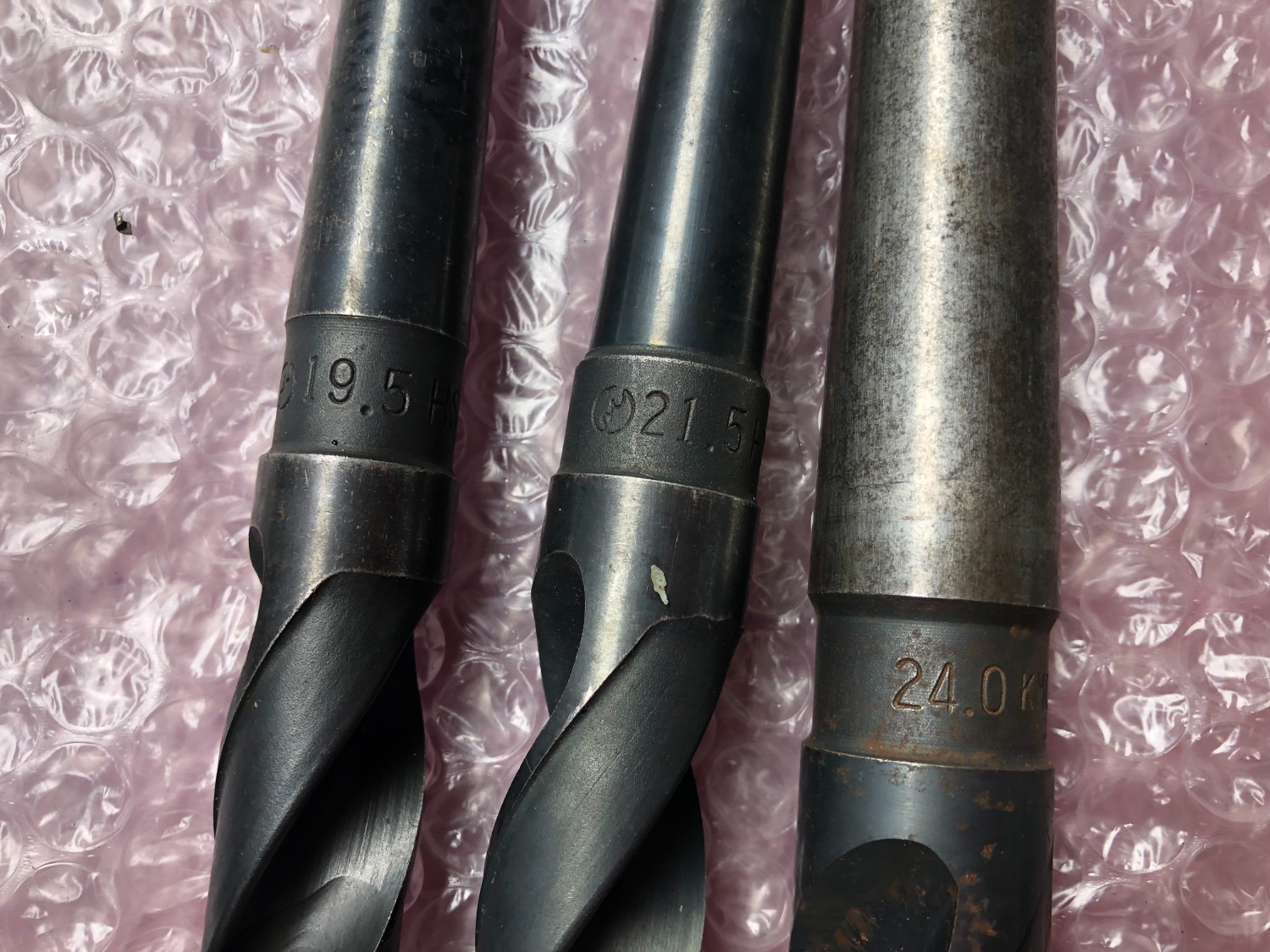 中古Taper shank drills 【テーパーシャンクドリル】φ19.5,φ21.5,φ24 NACHI