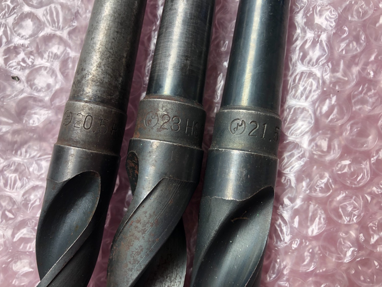 中古Taper shank drills 【テーパーシャンクドリル】φ20.5,φ21.5,φ23 NACHI