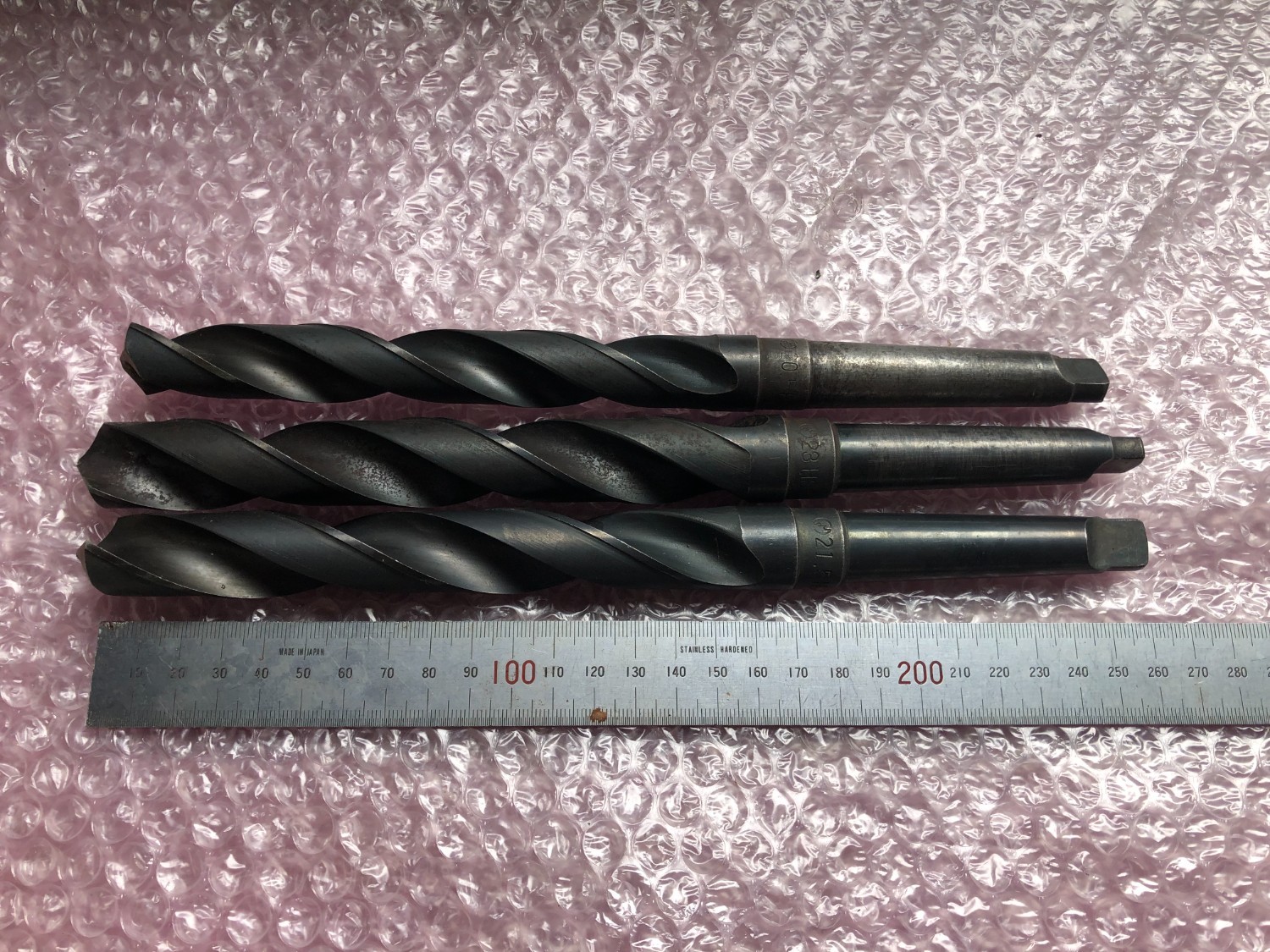 中古Taper shank drills 【テーパーシャンクドリル】φ20.5,φ21.5,φ23 NACHI